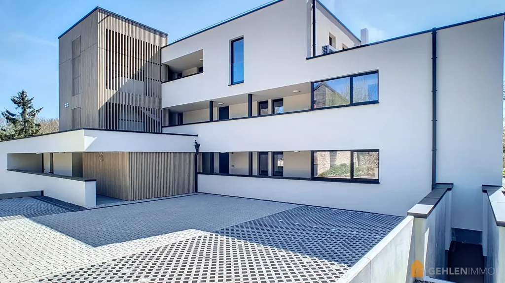 Parking extérieur de la Résidence Les Abords du Lac à Robertville